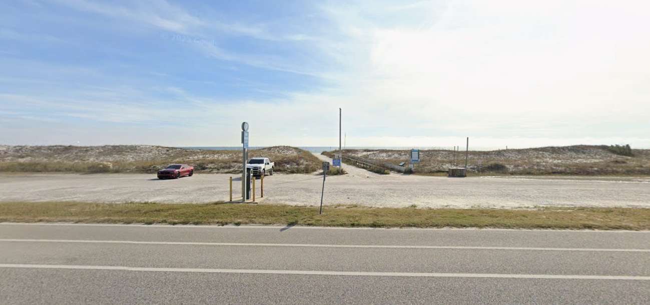 Shell Beach in Orange Beach, Alabama